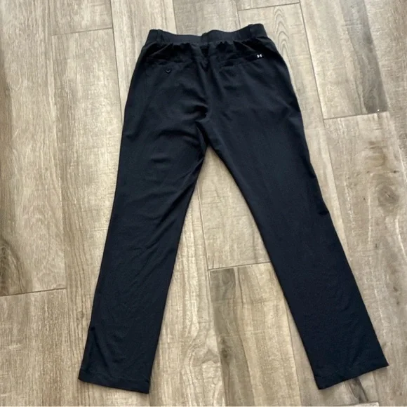 Under Armour UA Drive Golf Pants Straight Leg Fit Men's 32x32 Black Reg. $85 EUC - Picture 3 of 9